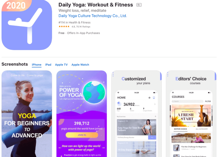 Yoga daily app android apps bestusefultips