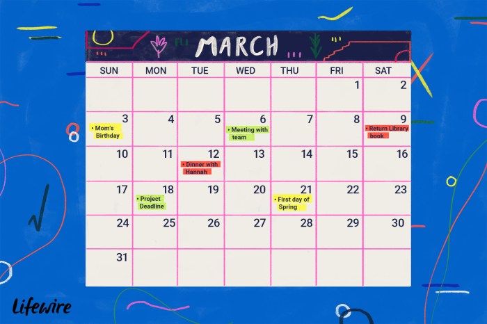 Calendar task routine planning Calendar task routine planning