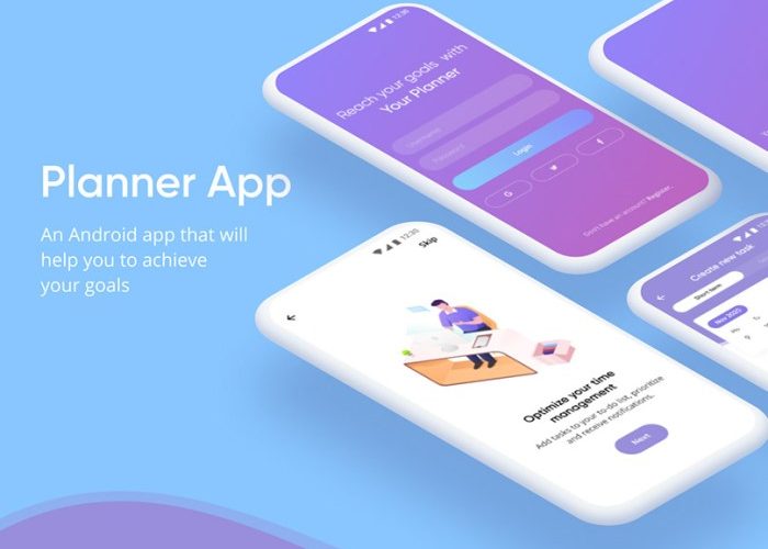 Planner App on Behance